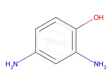Chemical structure of 2,4-Diaminophenol dihydrochloride