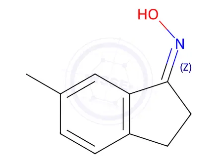 Chemical structure of (Z)-6-Methyl-2,3-dihydro-1H-inden-1-one oxime