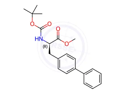 Chemical structure of Sacubitril Valsartan Sodium Impurity 76