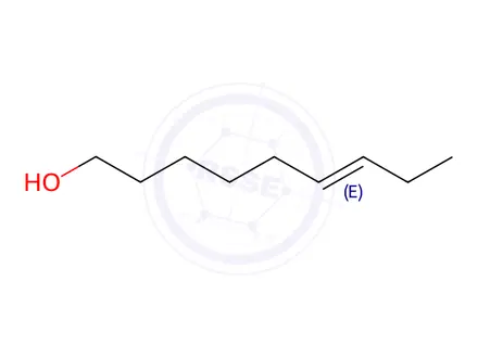 Chemical structure of (E)-6-Nonenol