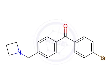 Chemical structure of 4-Azetidinomethyl-4'-bromobenzophenone