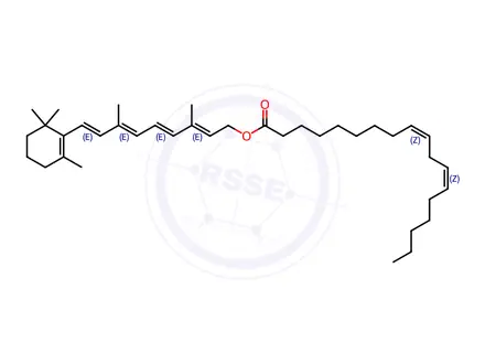 Chemical structure of Vitamin A Impurity 39
