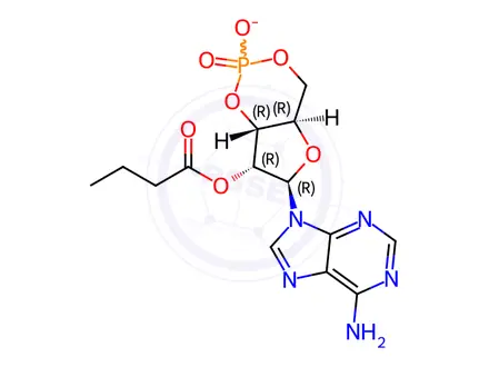 Chemical structure of Bucladesine Impurity 1 (Na Salt)