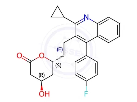 Chemical structure of Pitavastatin Impurity 10