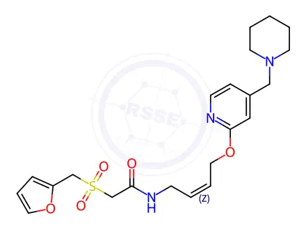 Chemical structure of Lafutidine Impurity 1
