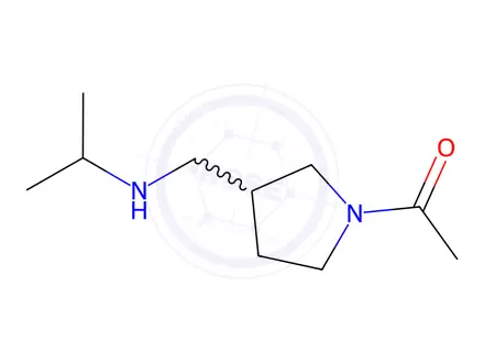 Chemical structure of 1-(3-((Isopropylamino)methyl)pyrrolidin-1-yl)ethanone