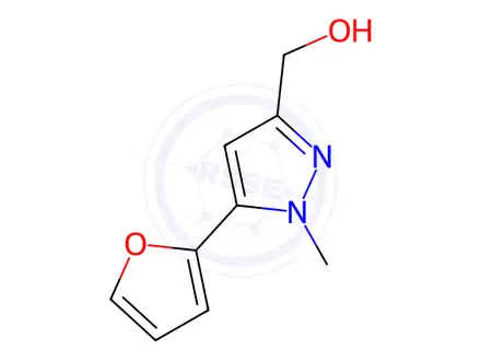 Chemical structure of (5-(Furan-2-yl)-1-methyl-1H-pyrazol-3-yl)methanol