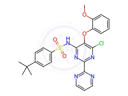 Chemical structure of Bosentan Impurity 3