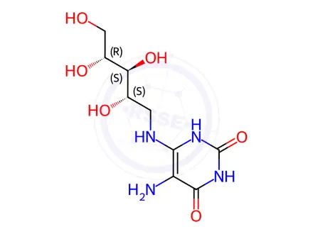 Chemical structure of Uracil Impurity 7 Hydrochloride