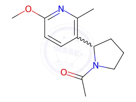Chemical structure of 1-(2-(6-Methoxy-2-methylpyridin-3-yl)pyrrolidin-1-yl)ethanone