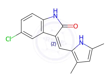 Chemical structure of SU-5614