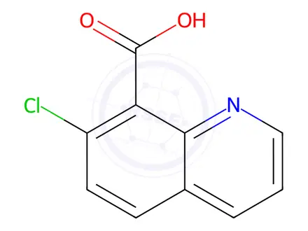 Chemical structure of 7-Chloro-8-quinolinecarboxylic acid