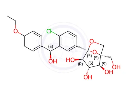 Chemical structure of Ertugliflozin Impurity 39