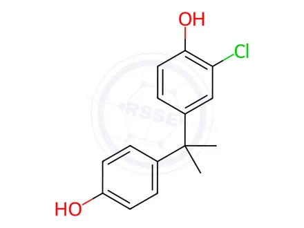 Chemical structure of 3-Chlorobisphenol A