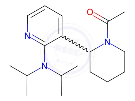 Chemical structure of 1-(2-(2-(Diisopropylamino)pyridin-3-yl)piperidin-1-yl)ethanone