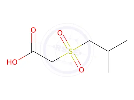 Chemical structure of 2-(Isobutylsulfonyl)acetic acid