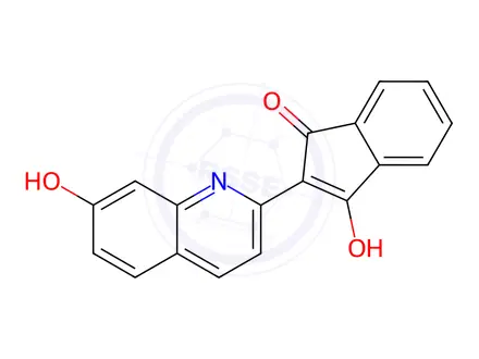 Chemical structure of 2-(7-hydroxyquinolin-2(1H)-ylidene)-1H-indene-1,3(2H)-dione