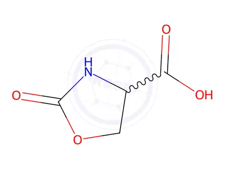 Chemical structure of 2-oxo-1,3-oxazolidine-4-carboxylic acid