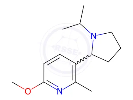 Chemical structure of 3-(1-Isopropylpyrrolidin-2-yl)-6-methoxy-2-methylpyridine