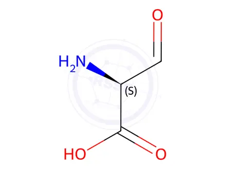 Chemical structure of (S)-2-Amino-3-oxopropanoic acid