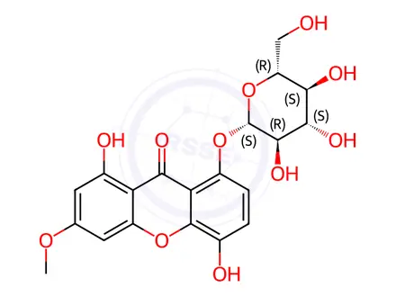Chemical structure of Swertianolin