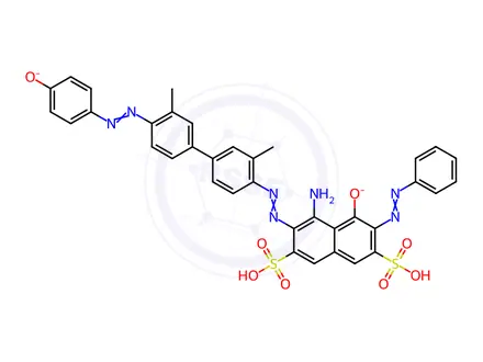 Chemical structure of Direct Green 85