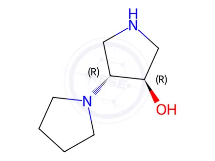 Chemical structure of (3'R,4'R)-[1,3'-bipyrrolidin]-4'-ol
