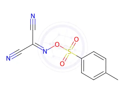 Chemical structure of (Tosyloxy)carbonimidoyl dicyanide