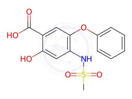 Chemical structure of Iguratimod Impurity 29