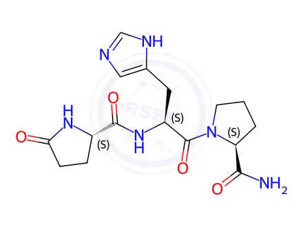 Chemical structure of Protirelin