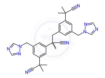 Chemical structure of Anastrozole Dimer Impurity