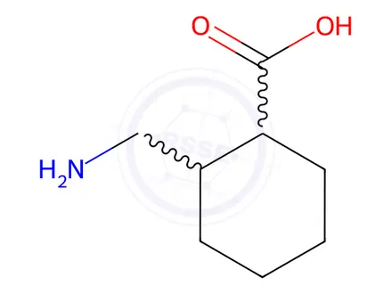 Chemical structure of 2-(Aminomethyl)cyclohexanecarboxylic acid