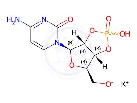 Chemical structure of Cytidine 2',3'-phosphoric acid potassium salt