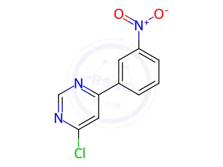 Chemical structure of 4-Chloro-6-(3-nitrophenyl)pyrimidine