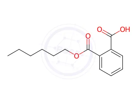 Chemical structure of Monohexyl phthalate