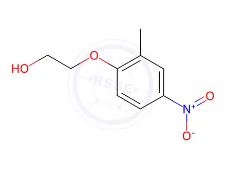 Chemical structure of 2-(2-methyl-4-nitrophenoxy)ethanol