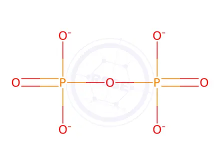 Chemical structure of COPPER (II) PYROPHOSPHATE