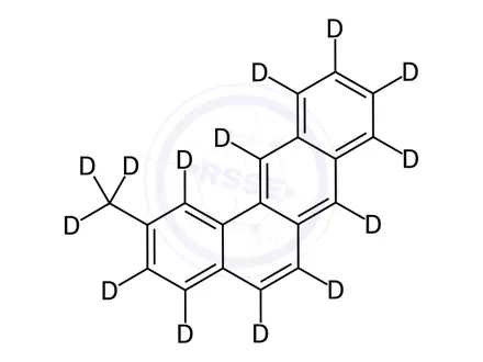 Chemical structure of 2-Methylbenz[a]anthracene-d14