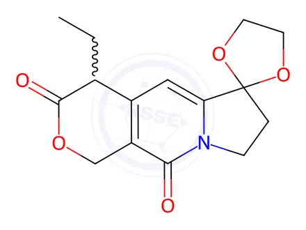 Chemical structure of Camptothecin Impurity 17