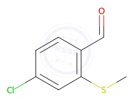Chemical structure of Benzaldehyde, 4-chloro-2-(methylthio)-
