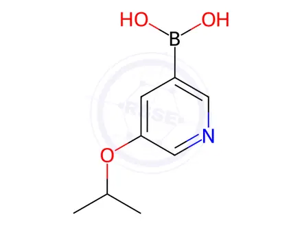 Chemical structure of (5-Isopropoxypyridin-3-yl)boronic acid