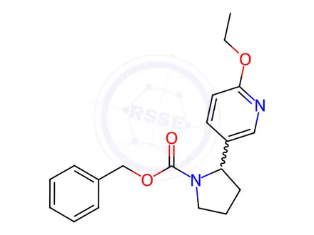Chemical structure of Benzyl 2-(6-ethoxypyridin-3-yl)pyrrolidine-1-carboxylate