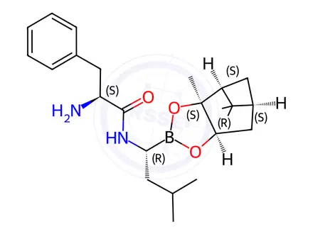 Chemical structure of Bortezomib Impurity 54 HCl