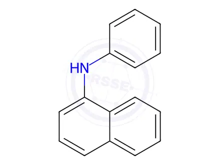 Chemical structure of N-PHENYL-1-NAPHTHYLAMINE HYDROBROMIDE, 98