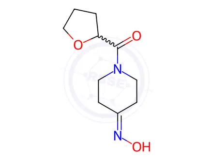 Chemical structure of n-[1-(oxolane-2-carbonyl)piperidin-4-ylidene]hydroxylamine
