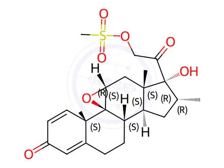 Chemical structure of Mometasone Furoate Impurity 39