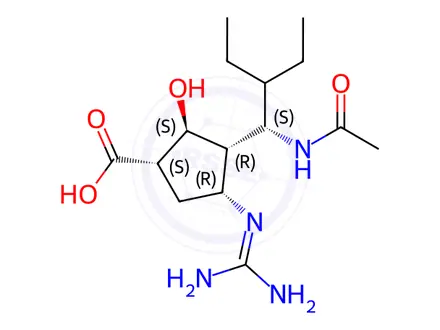 Chemical structure of Peramivir Impurity 119