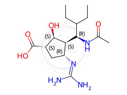 Chemical structure of Peramivir Impurity 40