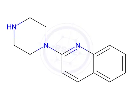 Chemical structure of 2-Piperazin-1-yl-quinoline dihydrochloride