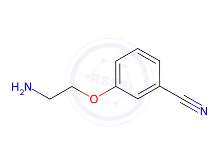 Chemical structure of 3-(2-Aminoethoxy)benzonitrile